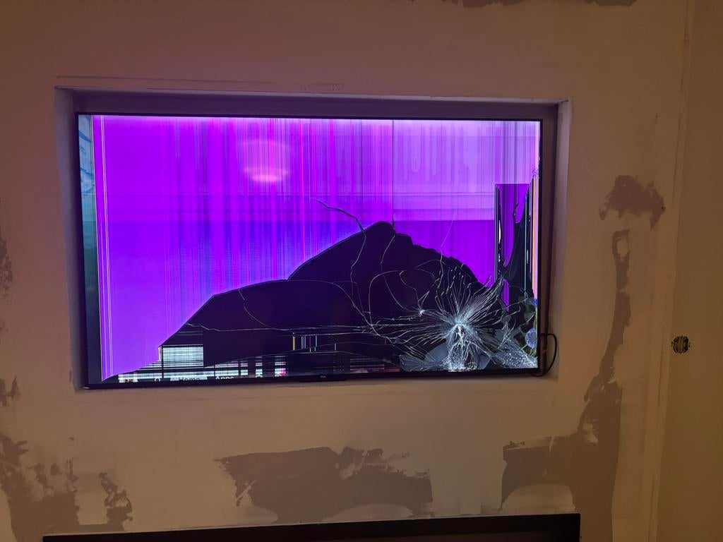 Tv/ kapot, Huis en Inrichting, Haarden, Ophalen, Zo goed als nieuw, Vrijstaande haard, Elektrische haard