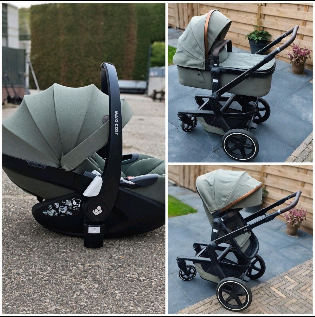 Joolz Day + Maxi Cosi Pebble Pro en FamilyFix base + plankje, Kinderen en Baby's, Kinderwagens en Combinaties, Ophalen of Verzenden