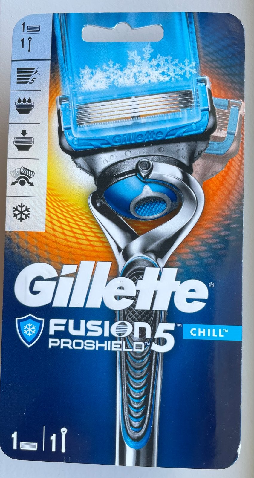 Gillette Fusion5 ProShield Chill Scheermesje, Ophalen of Verzenden, Nieuw, Gehele gezicht, Verzorging