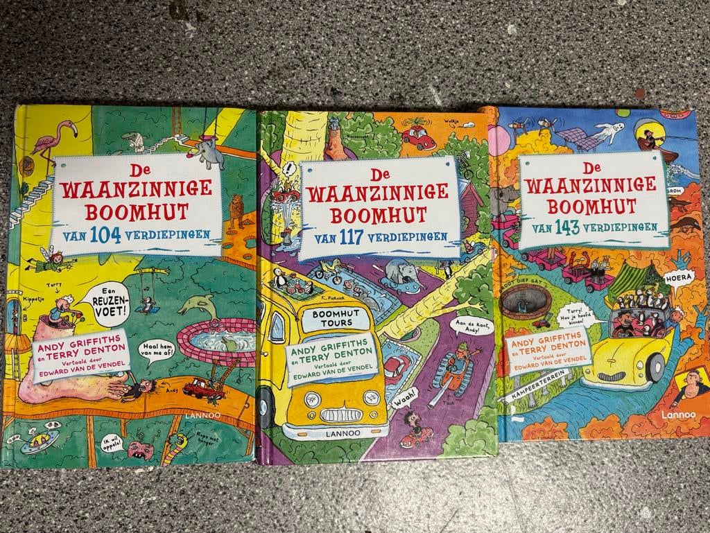 De Waanzinnige Boomhut boeken - Set van 3, Ophalen, Gelezen, Fictie algemeen