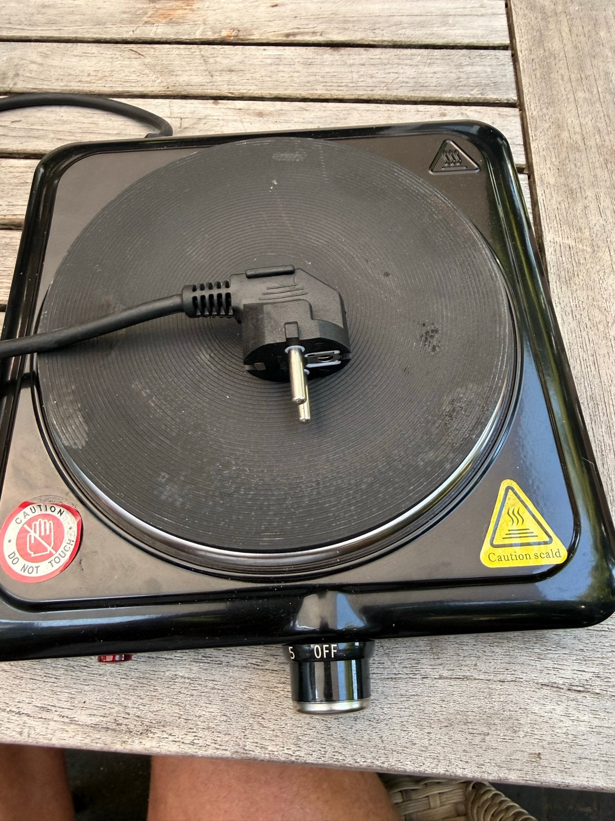 Teffo TF506 Elektrische Kookplaat - Draagbaar en Compact, Ophalen, Gebruikt
