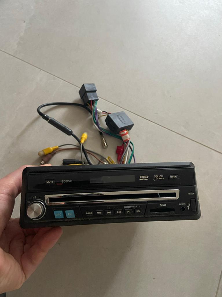 Eonon 7” Uitklapbare Autoradio DVD/USB/SD/Touchscreen, Ophalen of Verzenden, Gebruikt