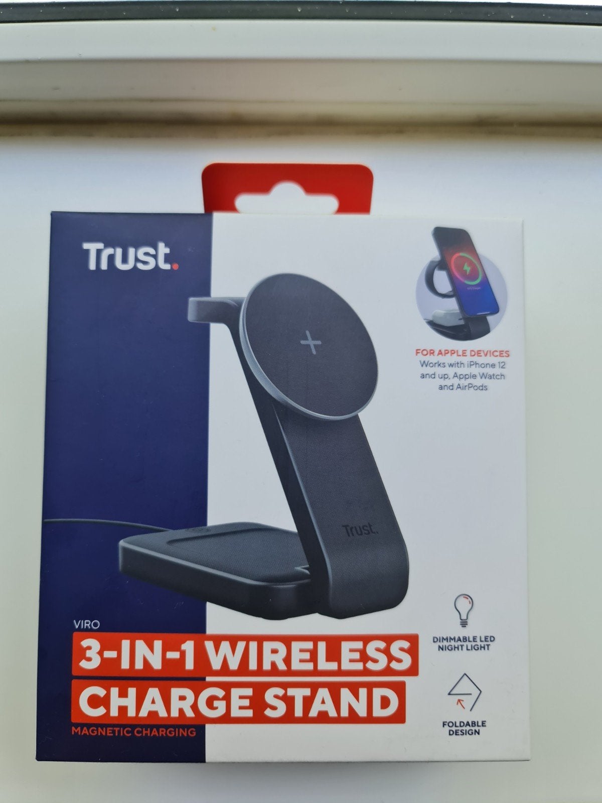 NEW Trust Viro 3-in-1 Draadloze Oplader voor Apple Apparaten, Ophalen of Verzenden
