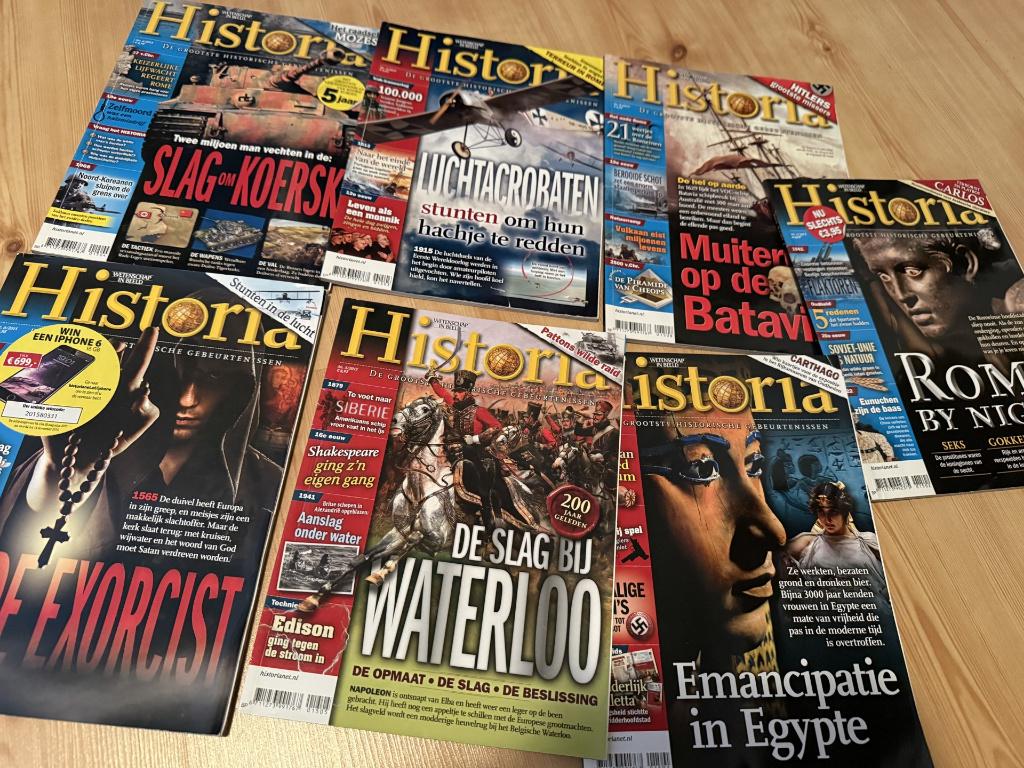 Historia tijdschriften - div nr's  jaar 2015 - geschiedenis, Boeken, Tijdschriften en Kranten, Ophalen of Verzenden, Gelezen, Overige typen