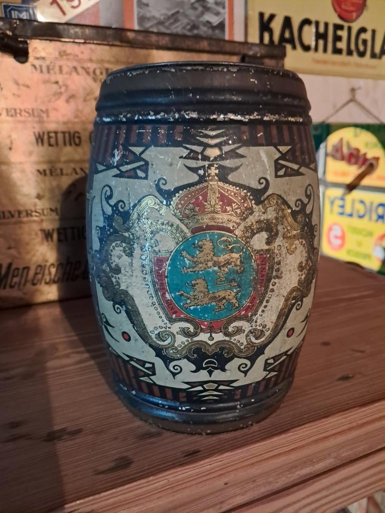 Taconis Apeldoorn tabaks blikje, Verzamelen, Ophalen of Verzenden, Zo goed als nieuw, Overige