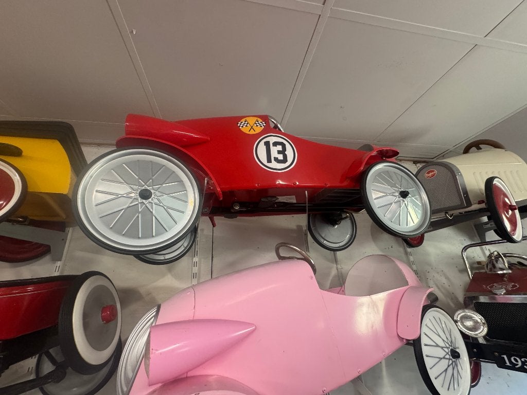 trapauto baghera ferrari sport, Antiek en Kunst, Antiek | Speelgoed, Ophalen of Verzenden