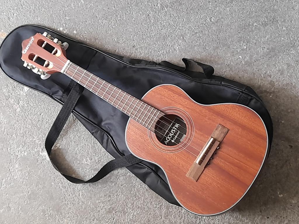 Giannini Acoustik Cavaquinho met hoes, ukelele., Ophalen of Verzenden