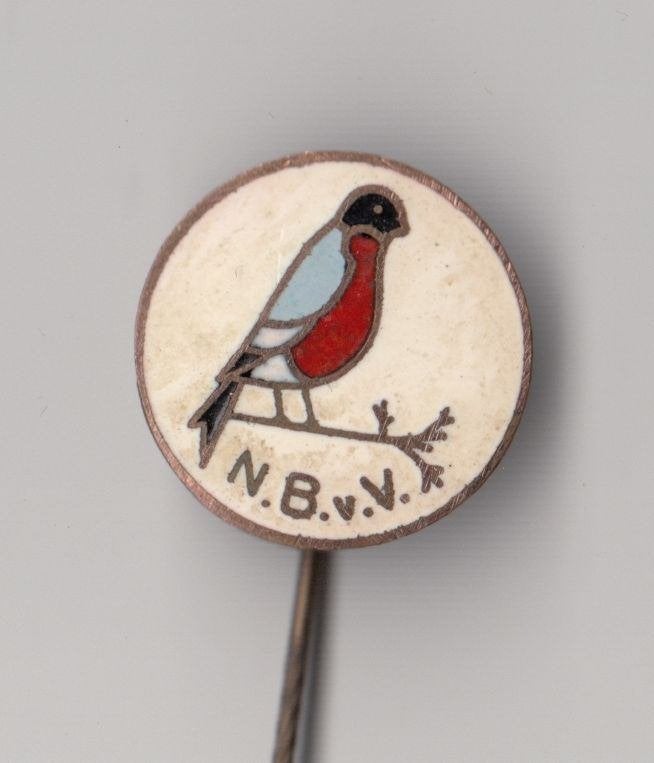 NBVV Vogel Bond Vogelhouders speldje, Verzamelen, Gebruikt, Niet vindbaar, Niet vindbaar, Speldje of Pin