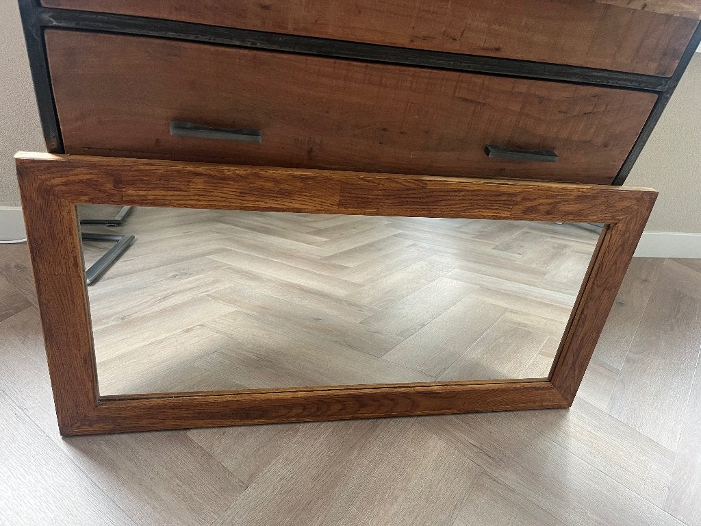 Spiegel, Huis en Inrichting, Woonaccessoires | Spiegels, Ophalen, Zo goed als nieuw, 75 tot 100 cm, Minder dan 100 cm
