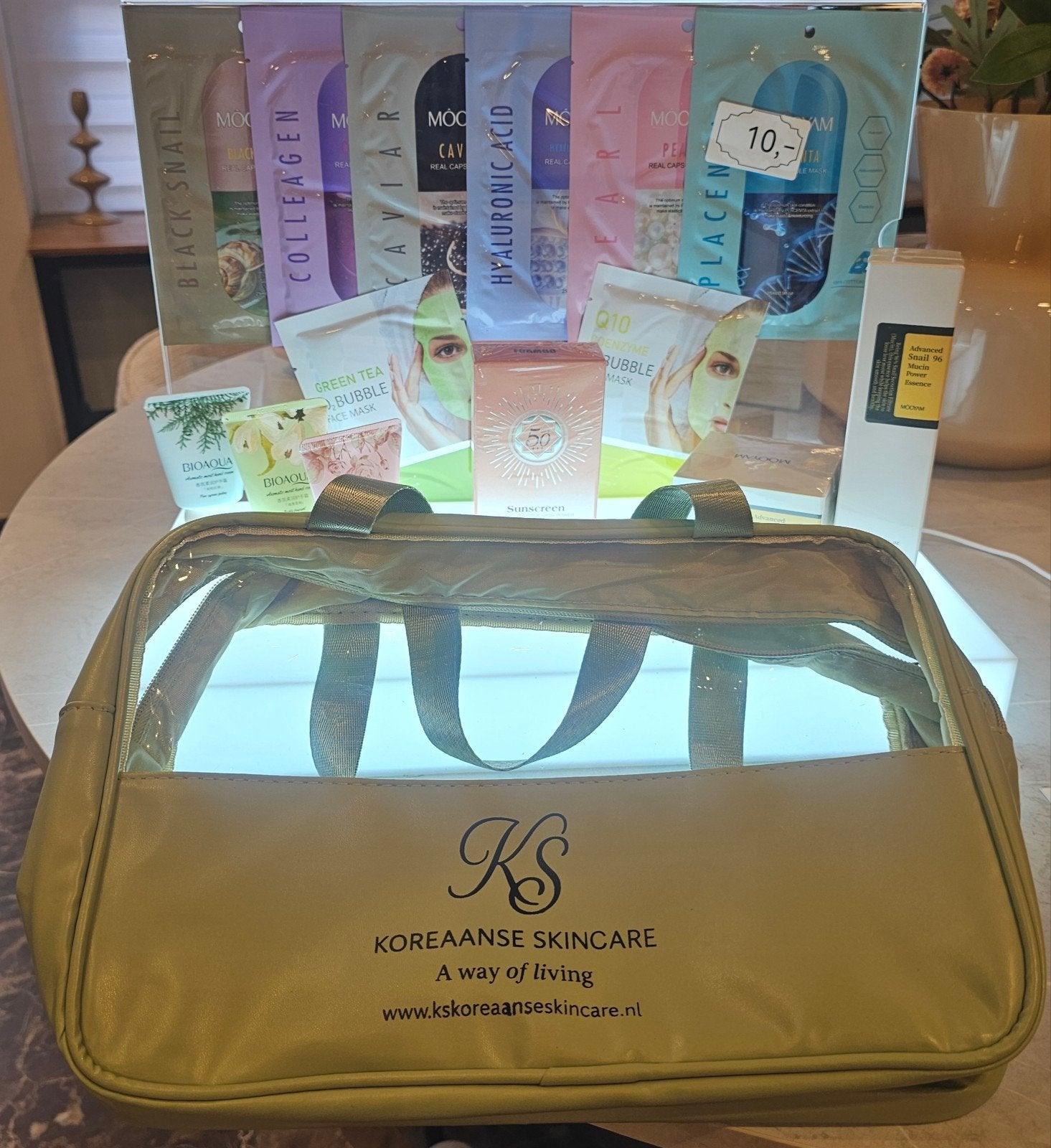 Koreaanse Skincare Set: Cosrx, Bioaqua, Zonnebrand & Maskers, Ophalen of Verzenden, Nieuw, Overige typen