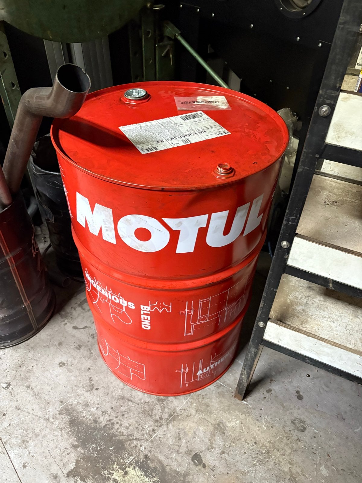200 liter vuurton, Ophalen, Gebruikt