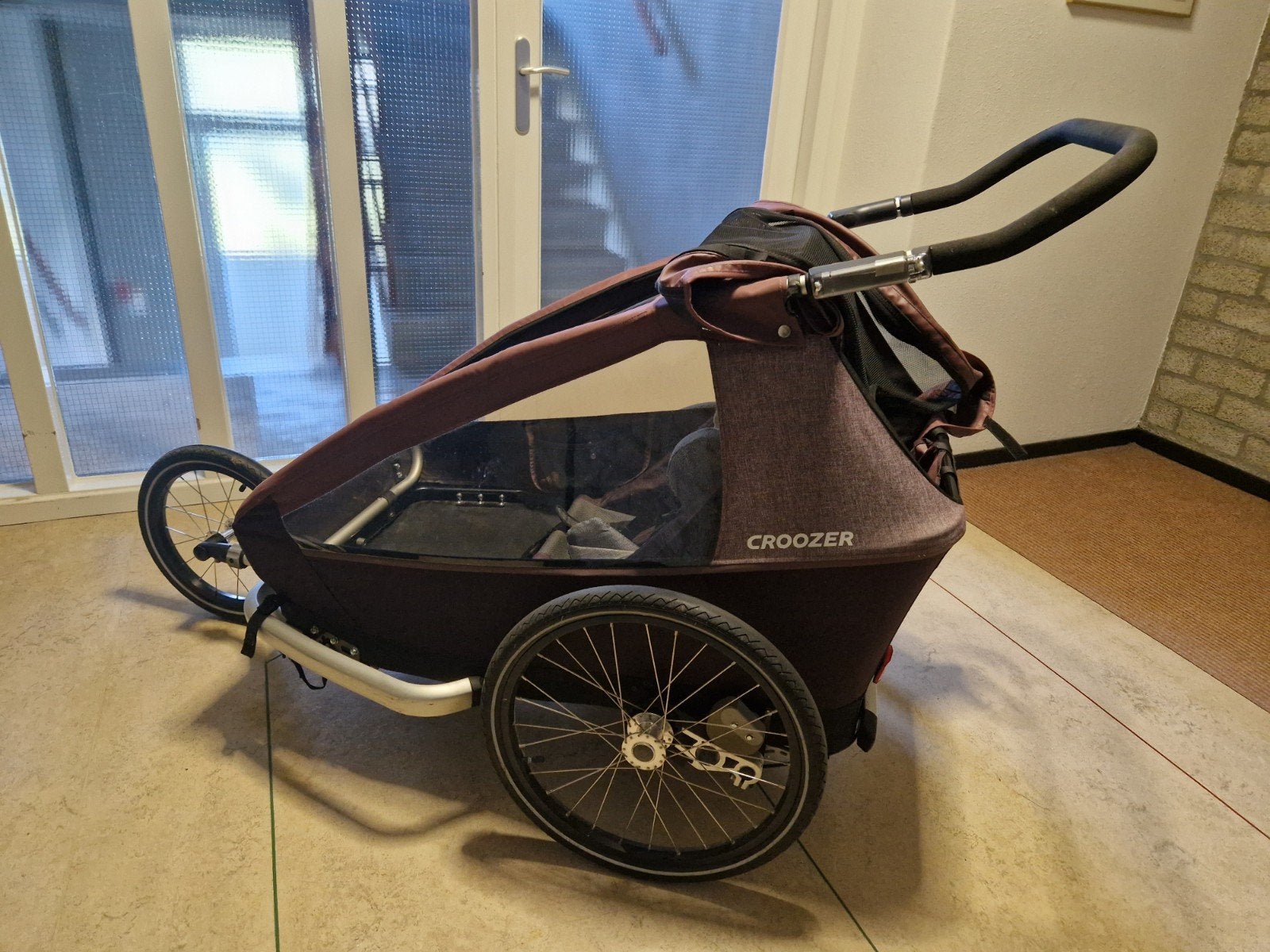 Croozer Kid Vaaya 2 – inclusief veel accesoires, Fietsen en Brommers, Fietsaccessoires | Aanhangers en Karren, Ophalen, Gebruikt