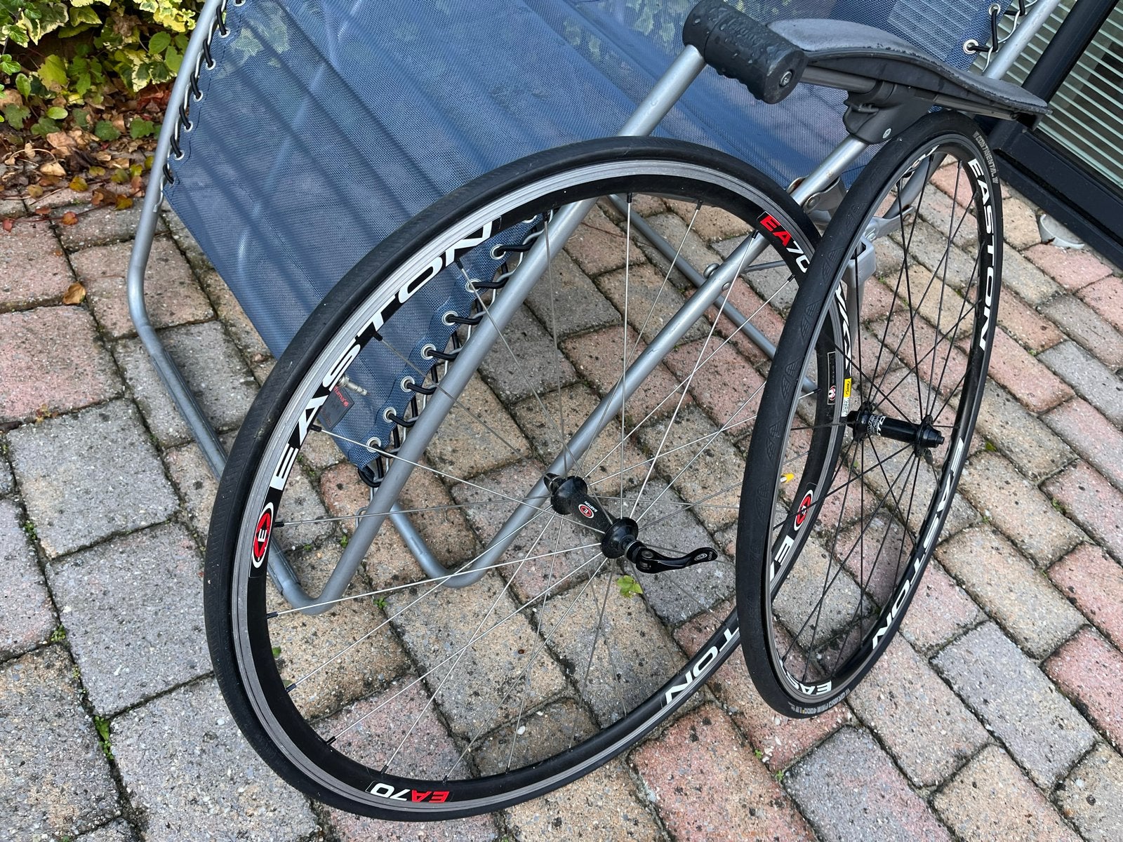 Easton EA70 Racefiets voorwielen met 23 mm banden, Fietsen en Brommers, Gebruikt, Aluminium, Racefiets, Ophalen