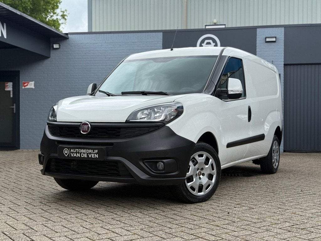 Fiat Doblò 1.4 L2 Maxi | Airco | 3 Zits | 1e Eigenaar, Auto's, Voorwielaandrijving, Stof, Gebruikt, Zwart