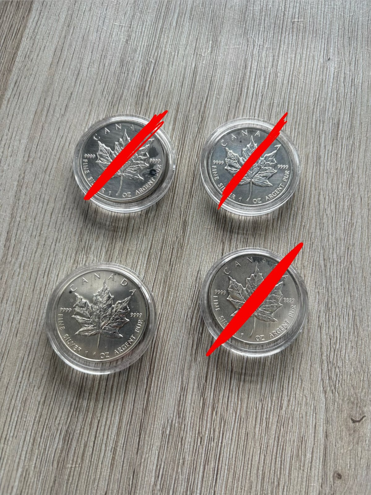 1 ounce zilver Maple leaf 1992 in capsule (laatste), Ophalen of Verzenden, Zilver