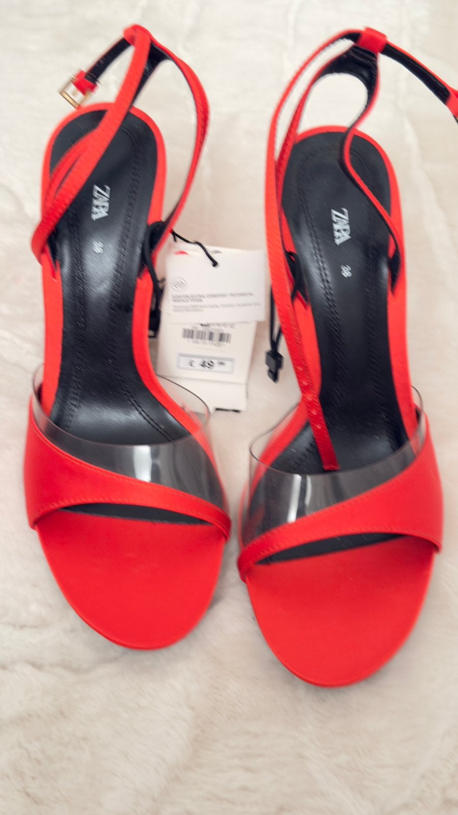 Zara sandalen met hak - Roze, Overige kleuren, Nieuw, Sandalen of Muiltjes, Ophalen of Verzenden