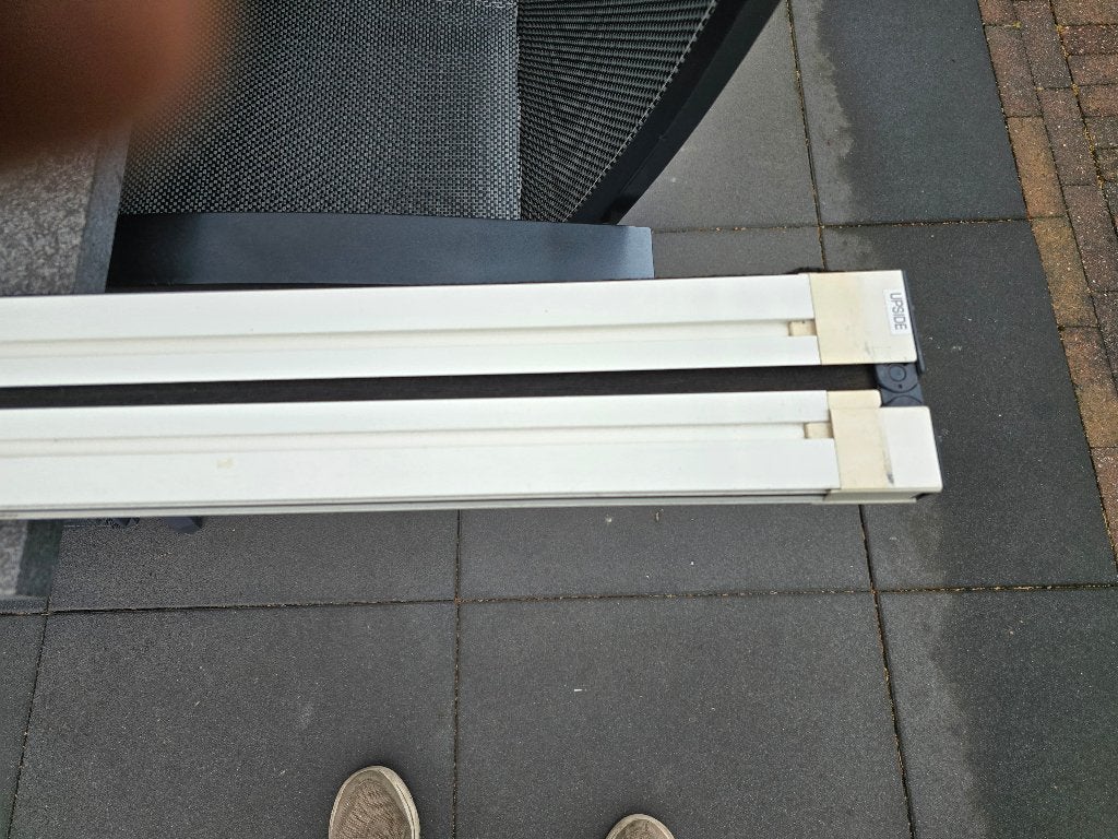 Plisse hordeur, Kunststof, Gebruikt, Hordeur, 200 tot 215 cm