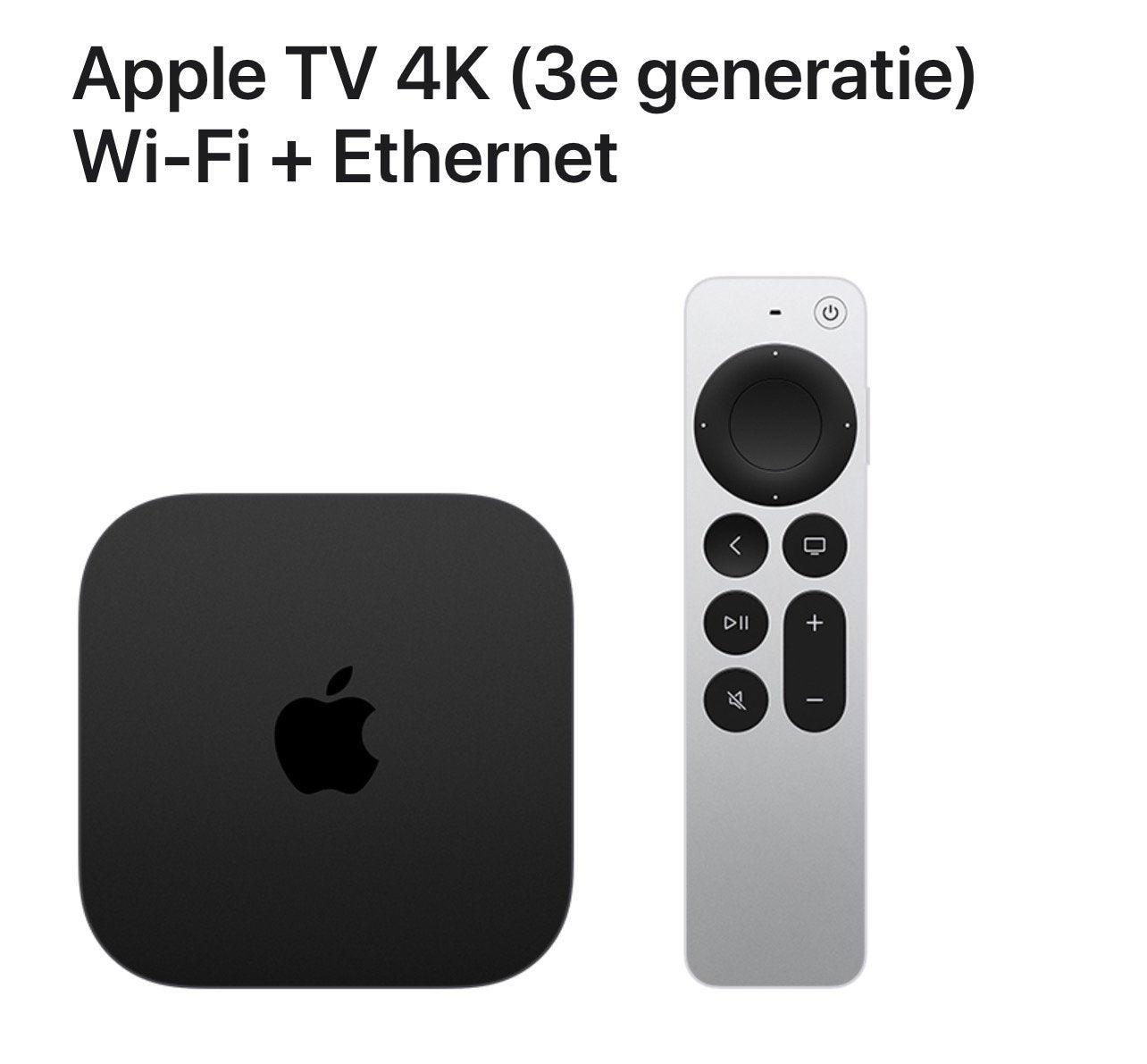 Apple tv 4K type A2843 gevraagd., Verzenden, HDMI, Minder dan 500 GB