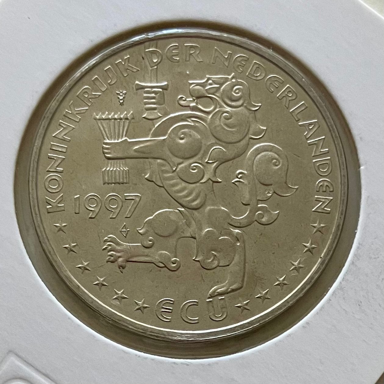 1 Ecu Marshall plan 1997 UNC, Verzenden, Koningin Beatrix, Overige waardes