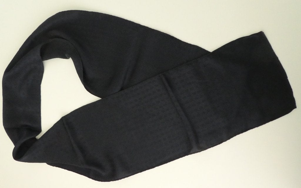 Sjaal, shawl, Julien Le Roy – zijde – donkerblauw, Maat 42/44 (L), Ophalen of Verzenden, Sjaal, Julien le Roy