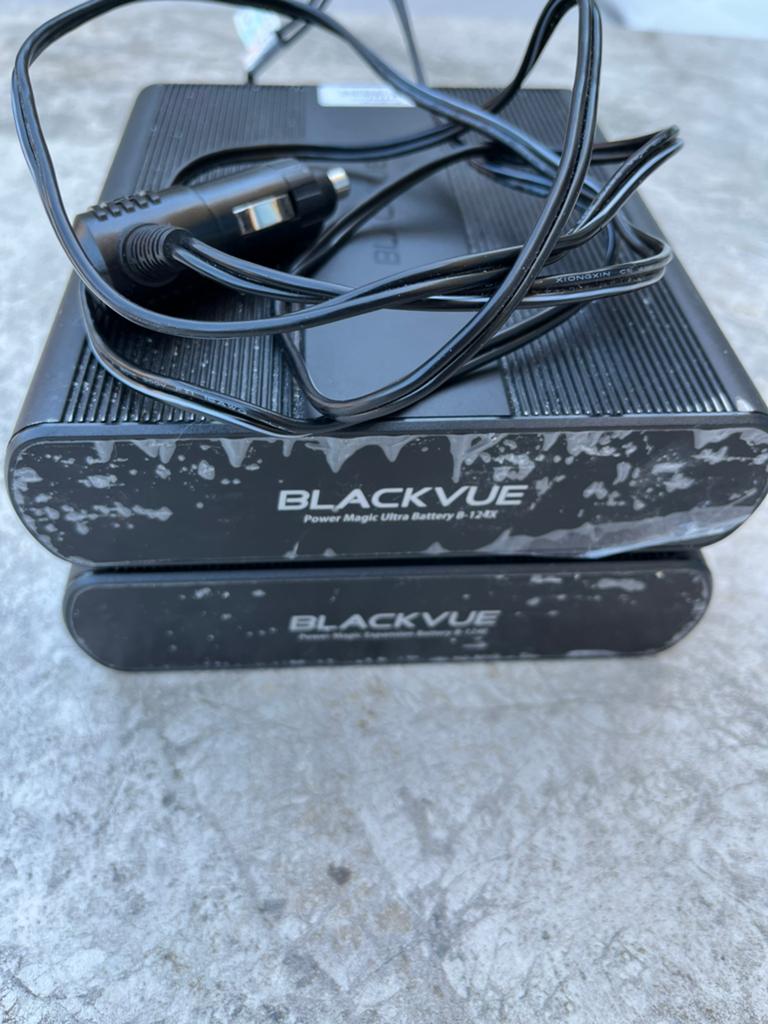 BlackVue Ultra Battery B-124X 6000 mAh + B-124E 6000 mAh, Ophalen of Verzenden, Zo goed als nieuw