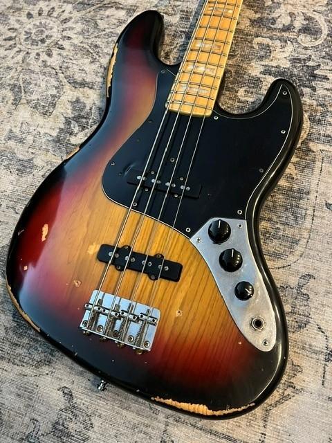 1977 Fender Jazz Bass 3TS, Ophalen, Gebruikt, Elektrisch