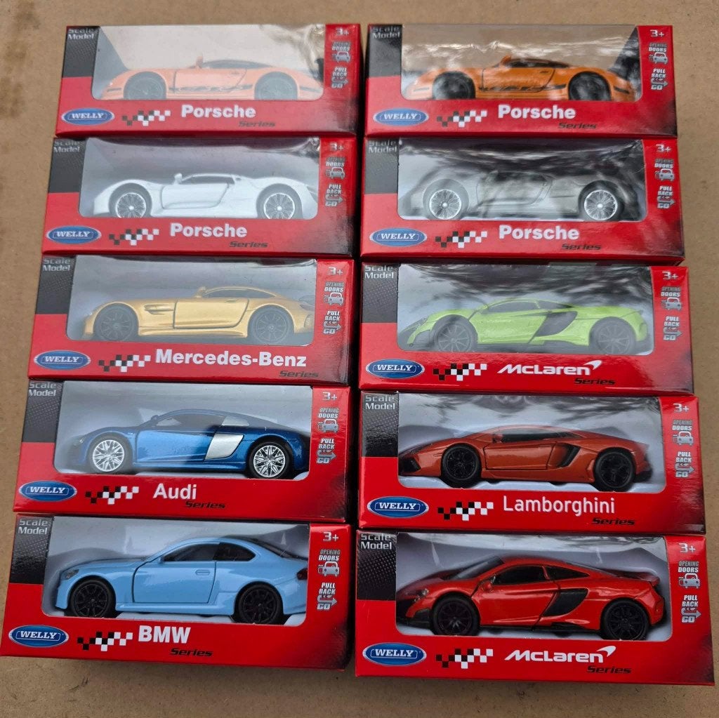 welly schaalmodellen van sport auto's, Ophalen of Verzenden, Nieuw, Auto