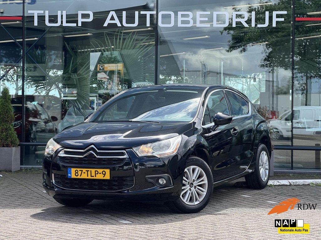 Citroen DS4 1.6 VTi Chic Connect pakket Airco Isofix NAP, Auto's, Citroën, Euro 5, Stof, Gebruikt, Zwart