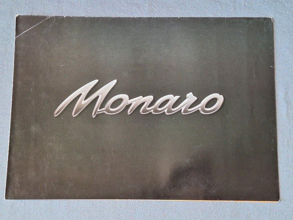 Brochure HOLDEN MONARO - Australie, Verzenden, Gelezen, Overige merken