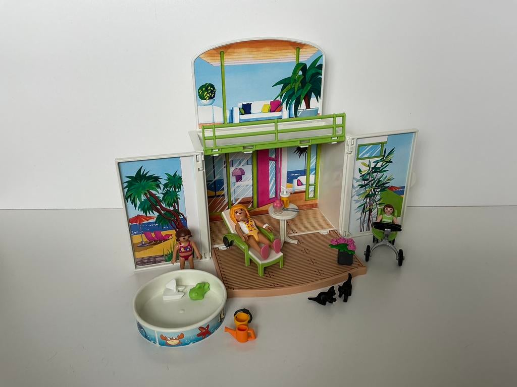 Playmobil meeneem box strand, Ophalen of Verzenden, Gebruikt, Los playmobil