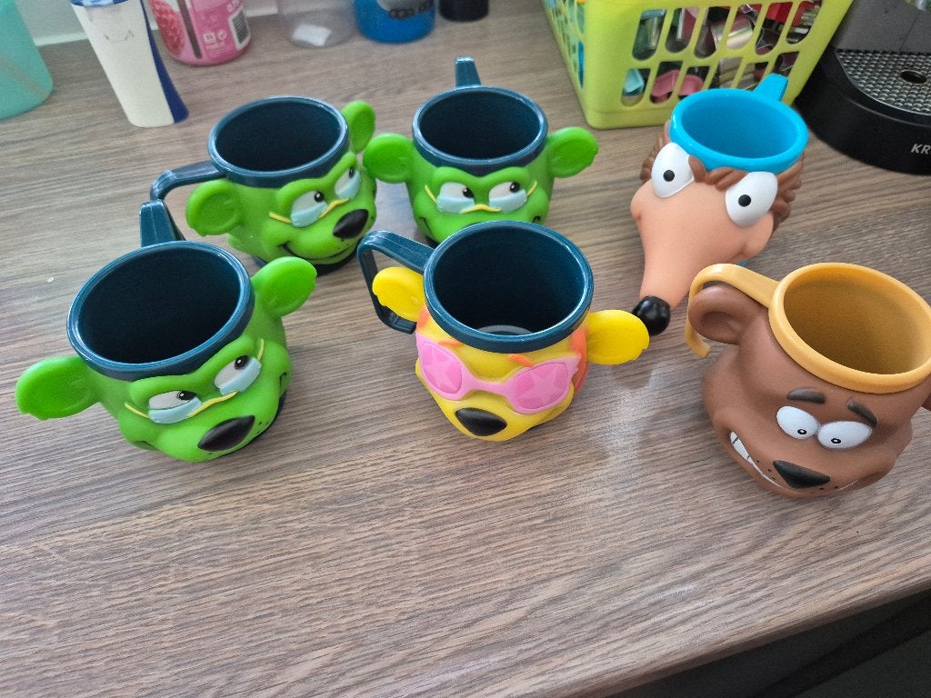 Bekers, Ophalen, Kunststof, Nieuw, Mok
