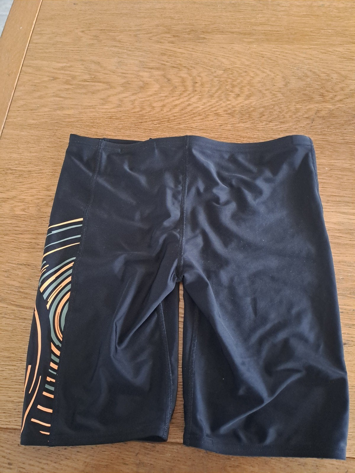 Speedo zwembroek - Zwart met oranje/groene accenten, Zwart, Nieuw, Zwembroek of Short, Speedo