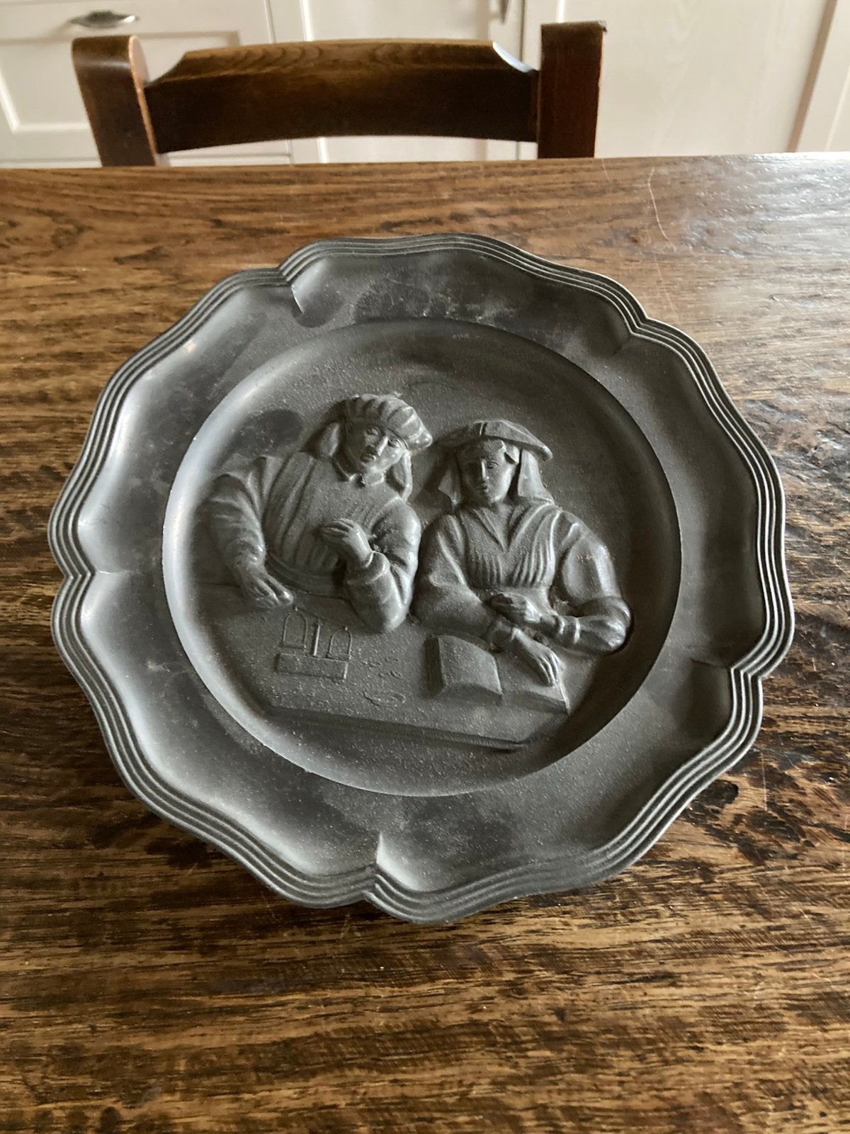 Tinnen bord, Antiek en Kunst, Antiek | Tin, Ophalen