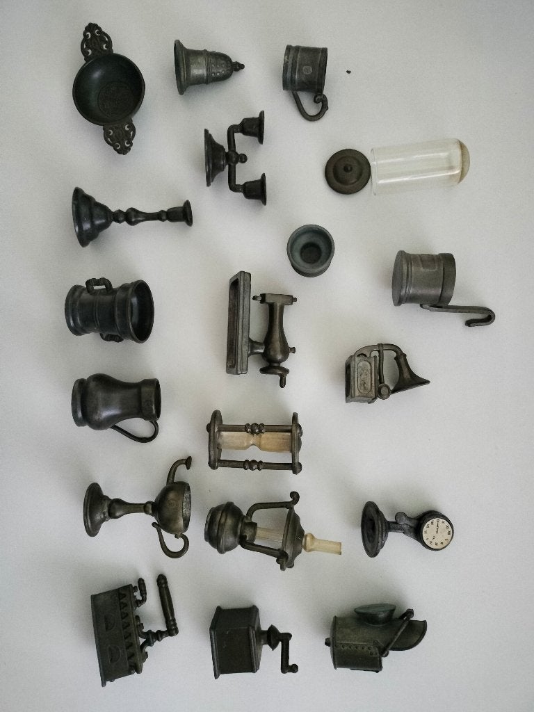 vintage miniatuur, Ophalen, Gebruikt, Metaal, Overige typen