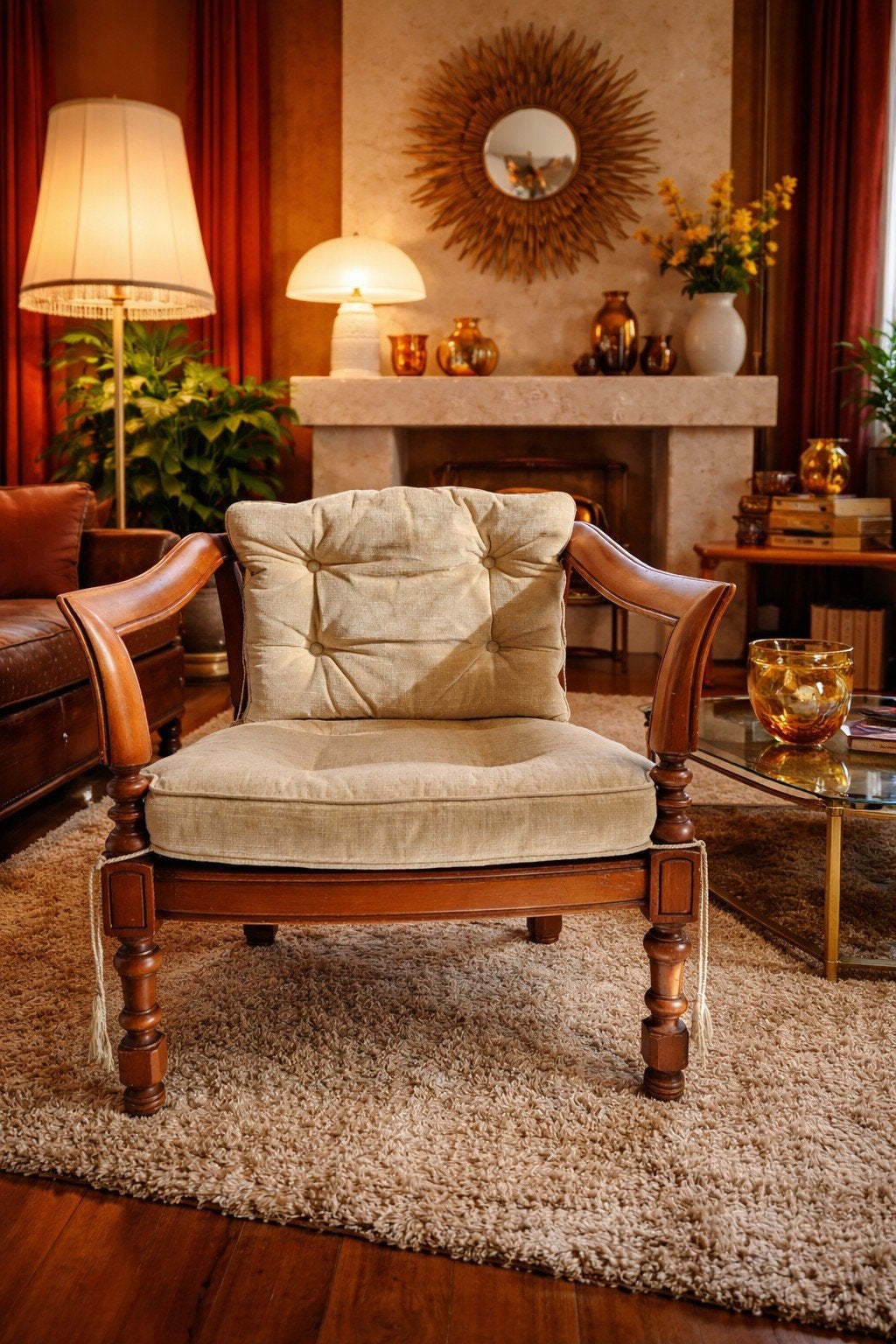Giorgetti Vintage Fauteuil | Italiaans Design Jaren '70 | Ex, Ophalen of Verzenden