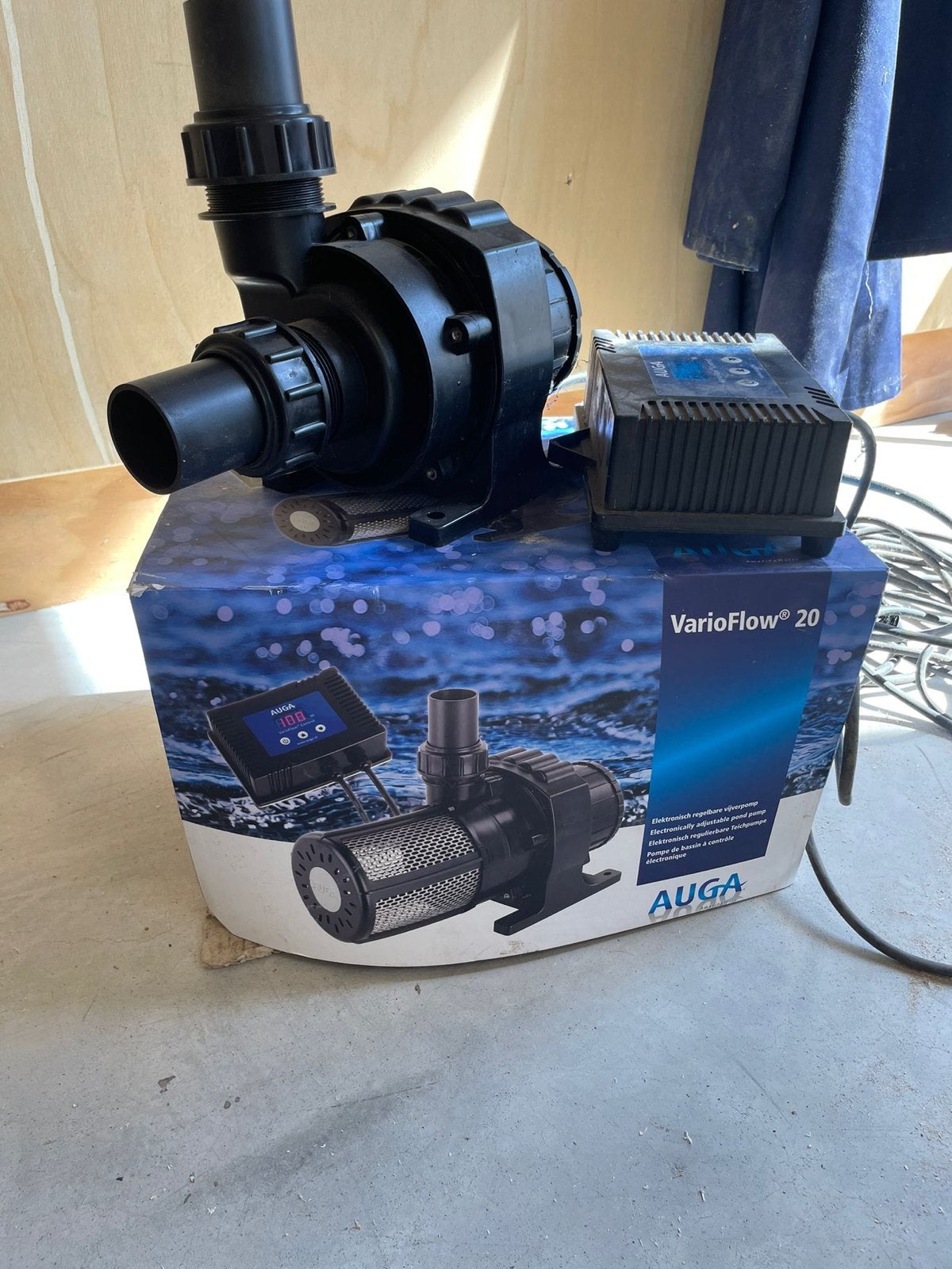 AUGA VarioFlow 20 vijverpomp - 20000 l/h, Ophalen of Verzenden, Gebruikt