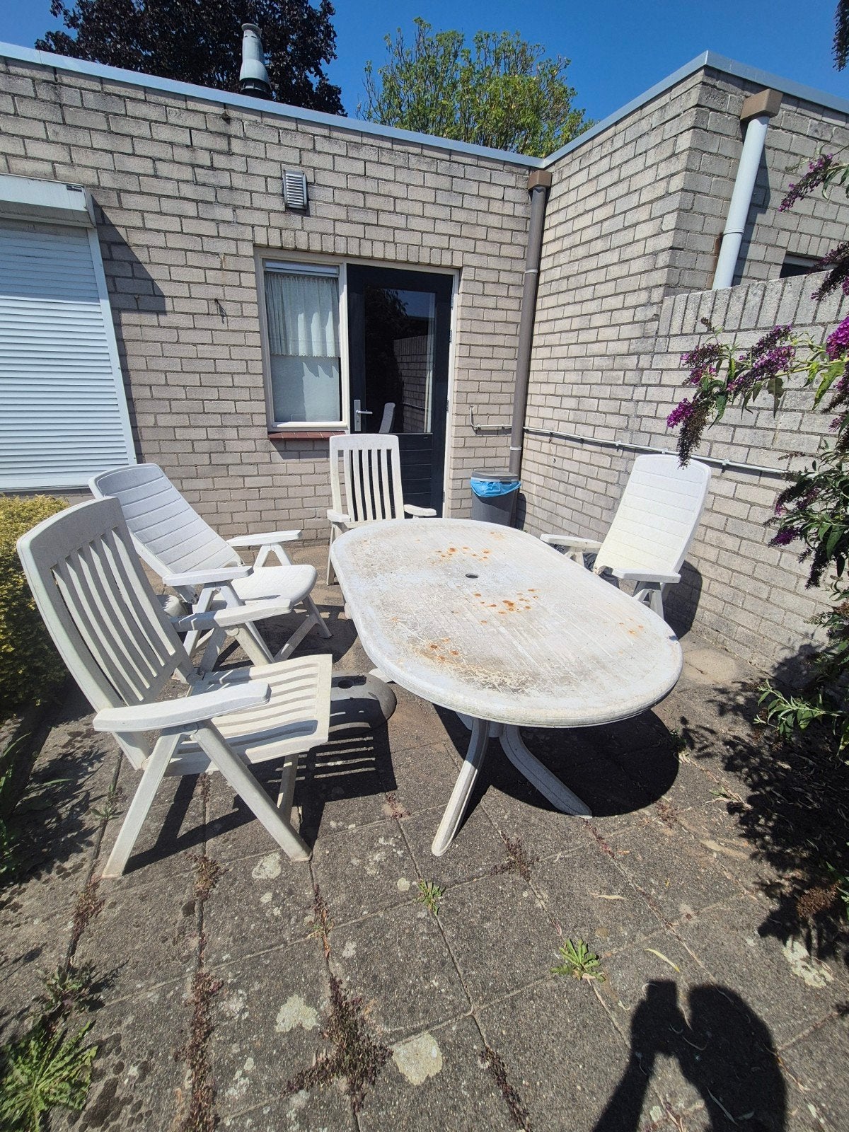 Tuinset stoelen en tafel, Ophalen, Gebruikt