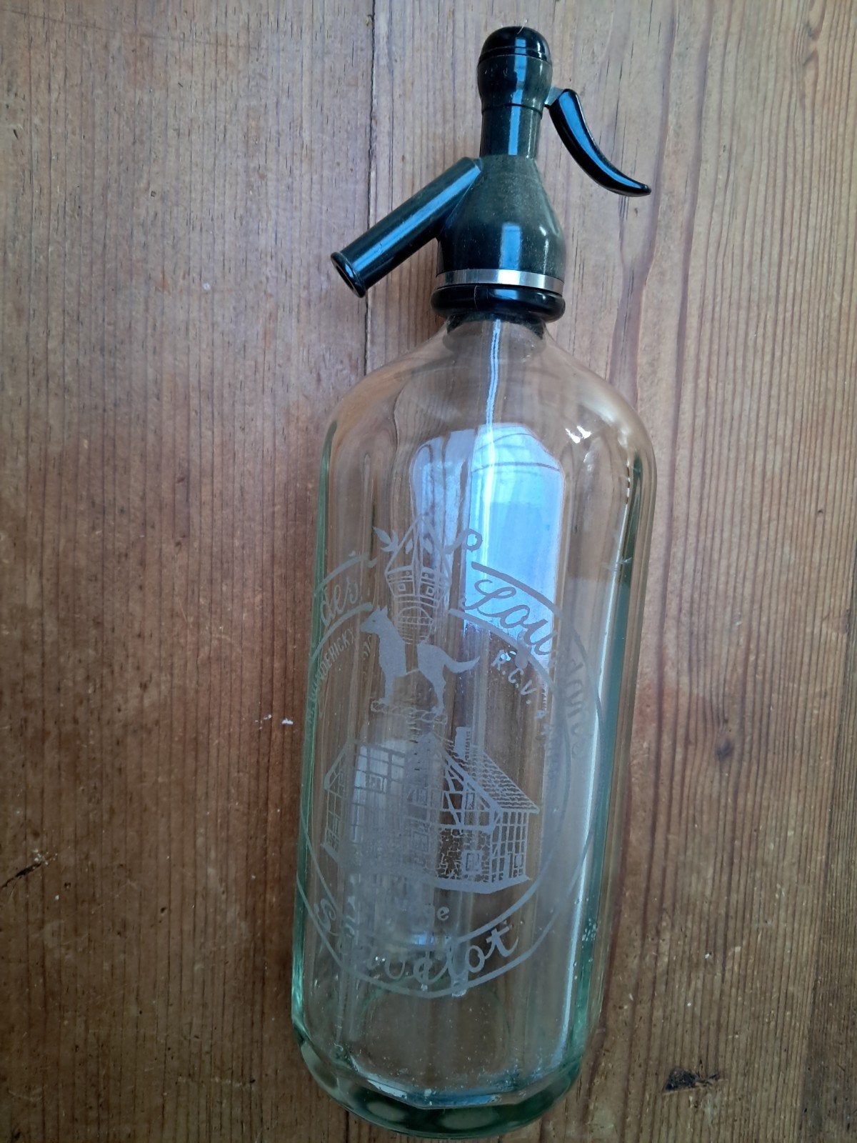 Spuitwaterfles Eau des Sourdans - Stavelot, Verzamelen, Ophalen of Verzenden, Zo goed als nieuw, Overige typen