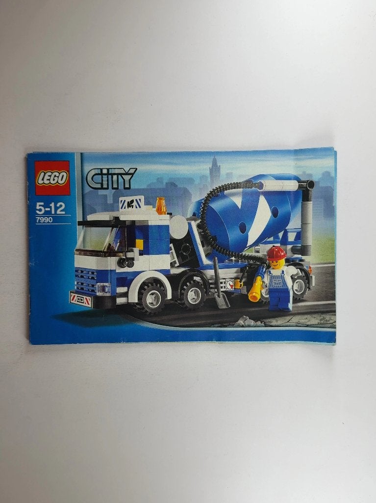 LEGO City 7990 (Instructions) for Set 7990 Cement Mixer, Lego, Overige typen, Ophalen of Verzenden, City