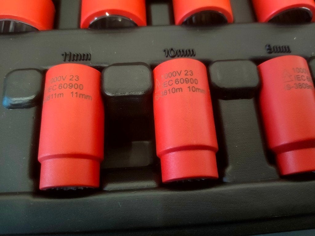 Force 17-delige geïsoleerde doppenset 3/8", Auto diversen, Ophalen of Verzenden, Zo goed als nieuw, /, /
