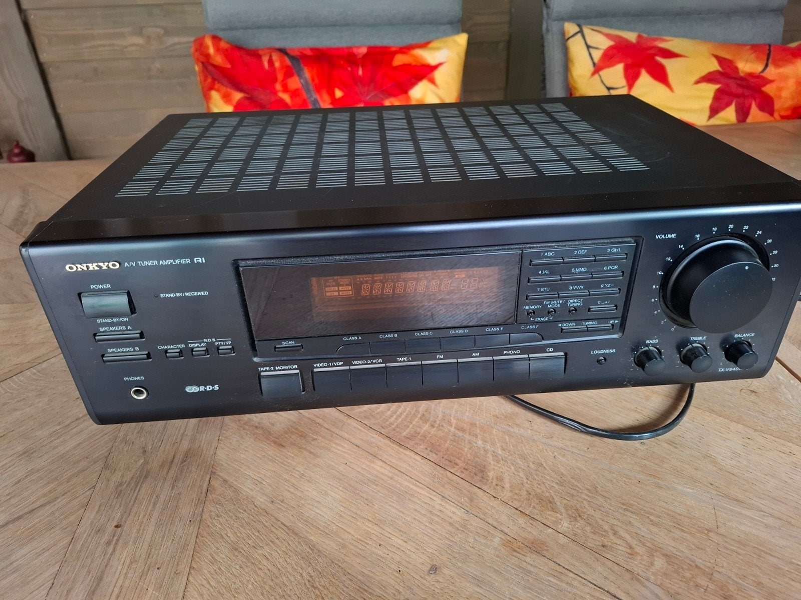 Onkyo TX-V940RDS A/V Tuner Versterker, Ophalen of Verzenden, Gebruikt, Stereo, Onkyo