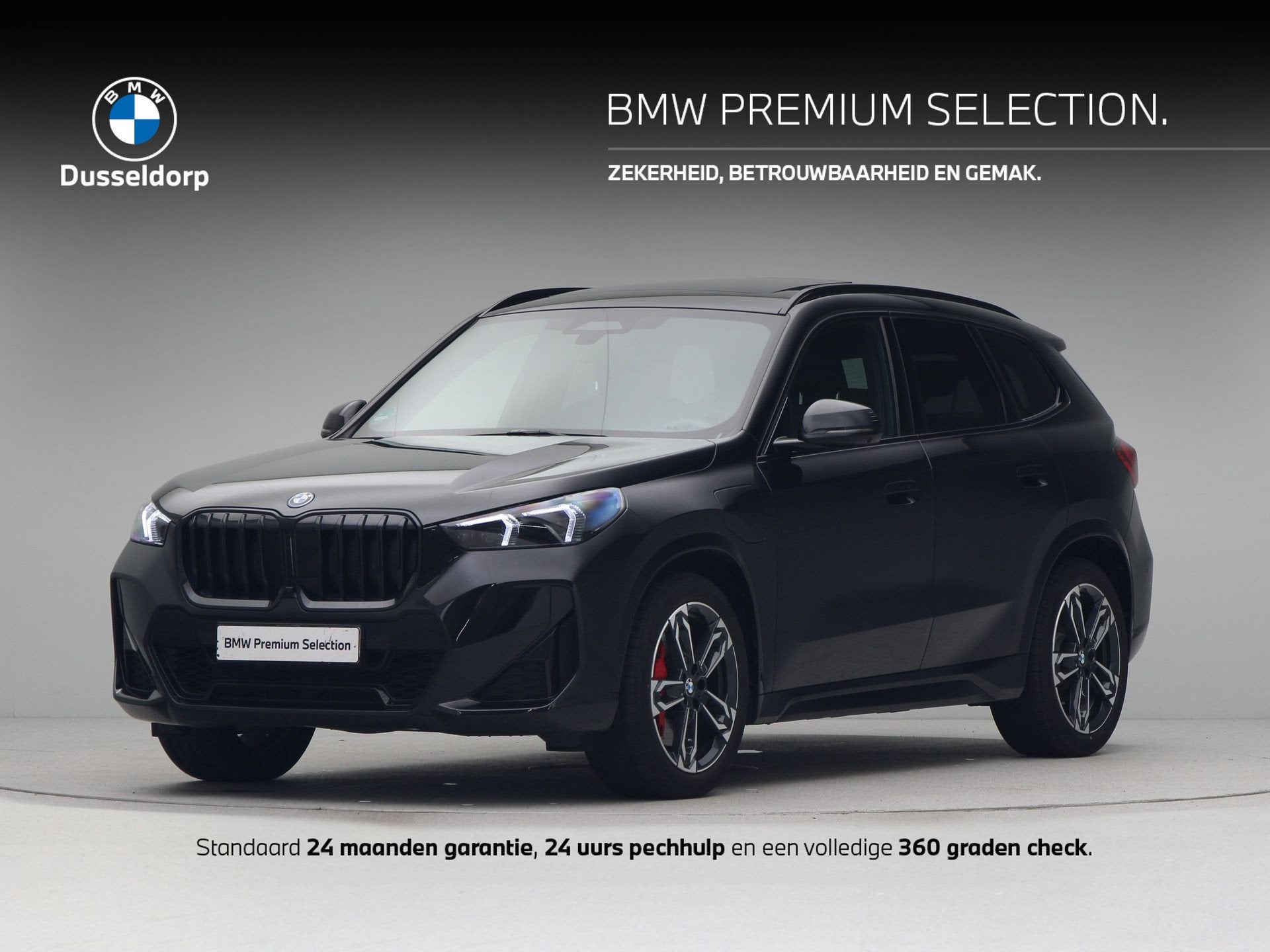 BMW X1 xDrive30e (bj 2026, automaat), Auto's, Dealer onderhouden, Gebruikt, Zwart, Met garantie (alle)