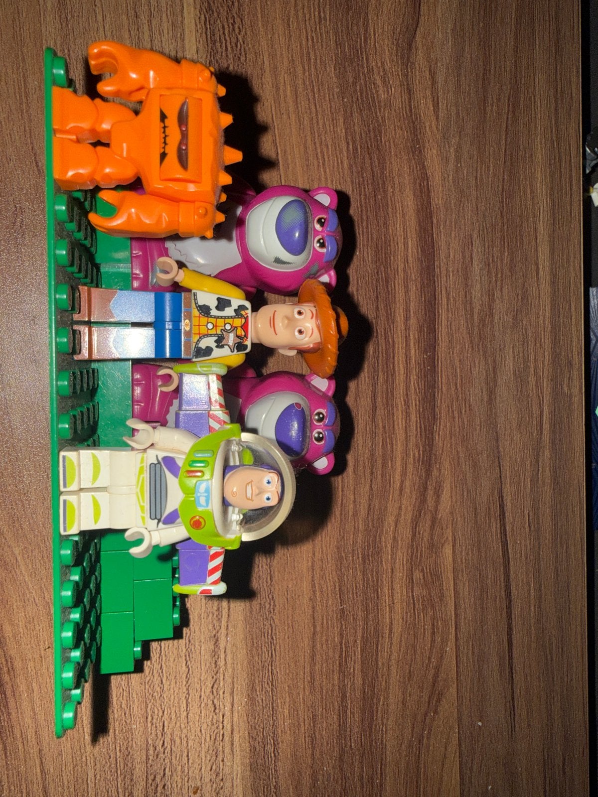 Toy Story Mega Bloks set met Woody, Buzz en Lotso, Ophalen of Verzenden, Gebruikt, Megabloks