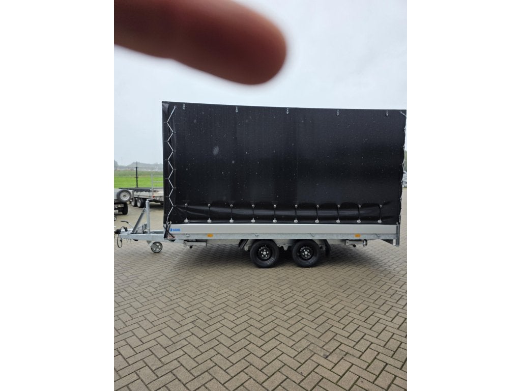 Hapert plateauwagen 405x240cm 3500KG + huif 210 cm DEMO!, Auto diversen, Nieuw
