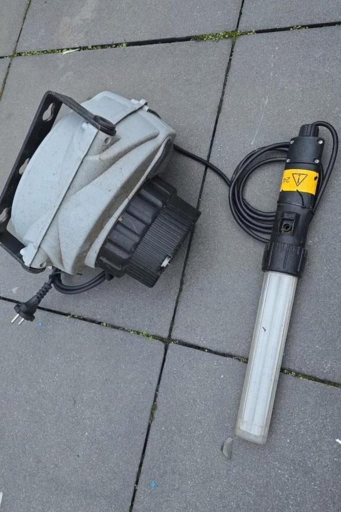 Te koop! TL-looplamp met haspel, Ophalen, Minder dan 50 watt