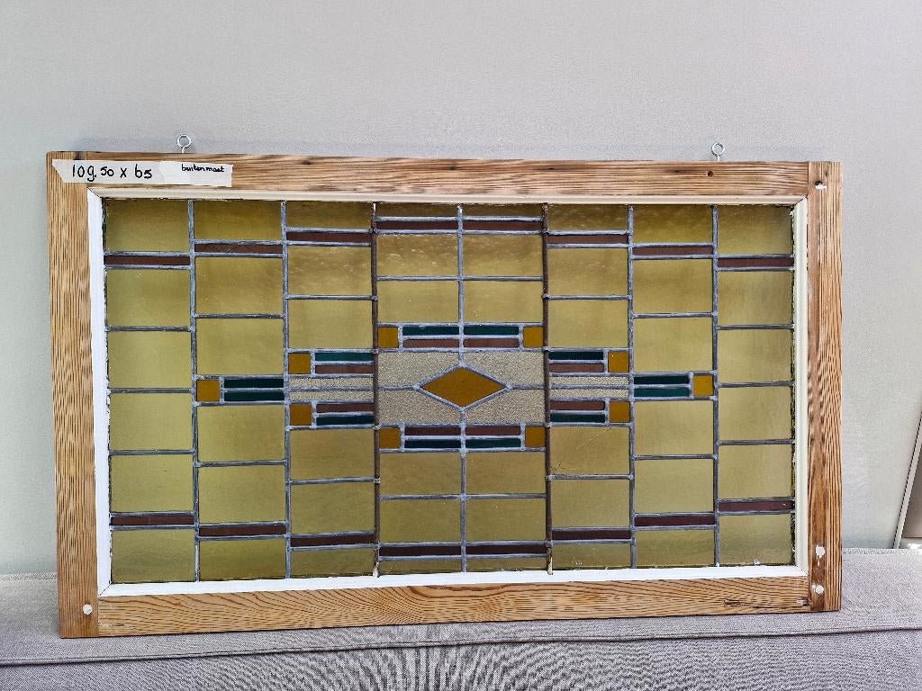 Glas in lood raam, Ophalen