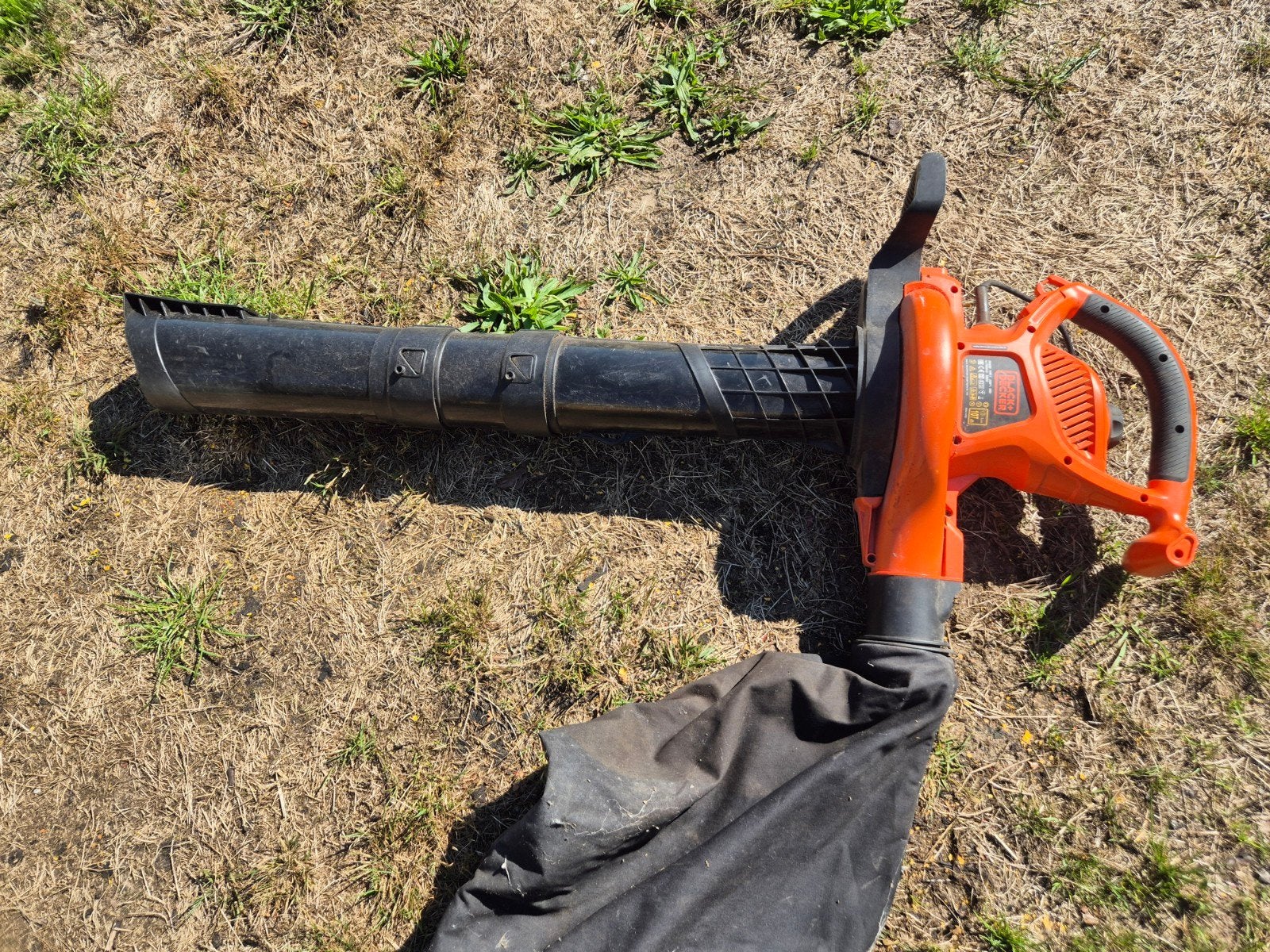 Black Decker bladzuiger, Ophalen, Gebruikt, Met opvangzak, Black en Decker