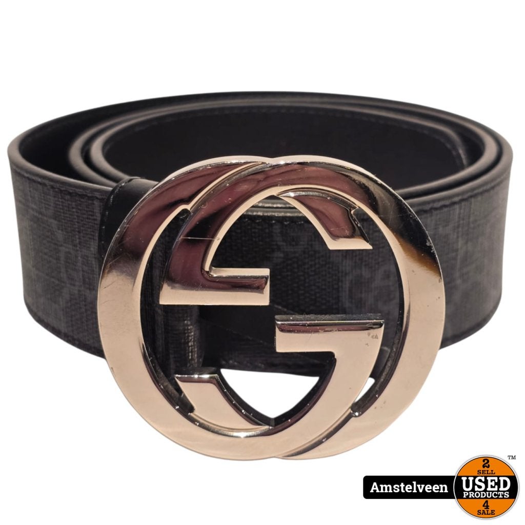 Gucci 411924 Belt with Interlocking G buckle 85/34, Gucci, Gebruikt, Support@gucci.com, 30 Avenue Montaigne
75008 Paris