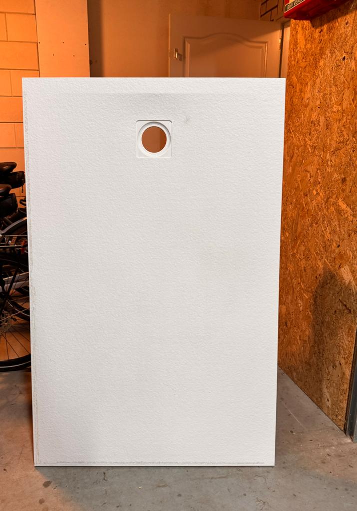 Composiet douchebak 140x90 cm - Wit, Nieuw, Ophalen, Nieuw, Steen, Douche