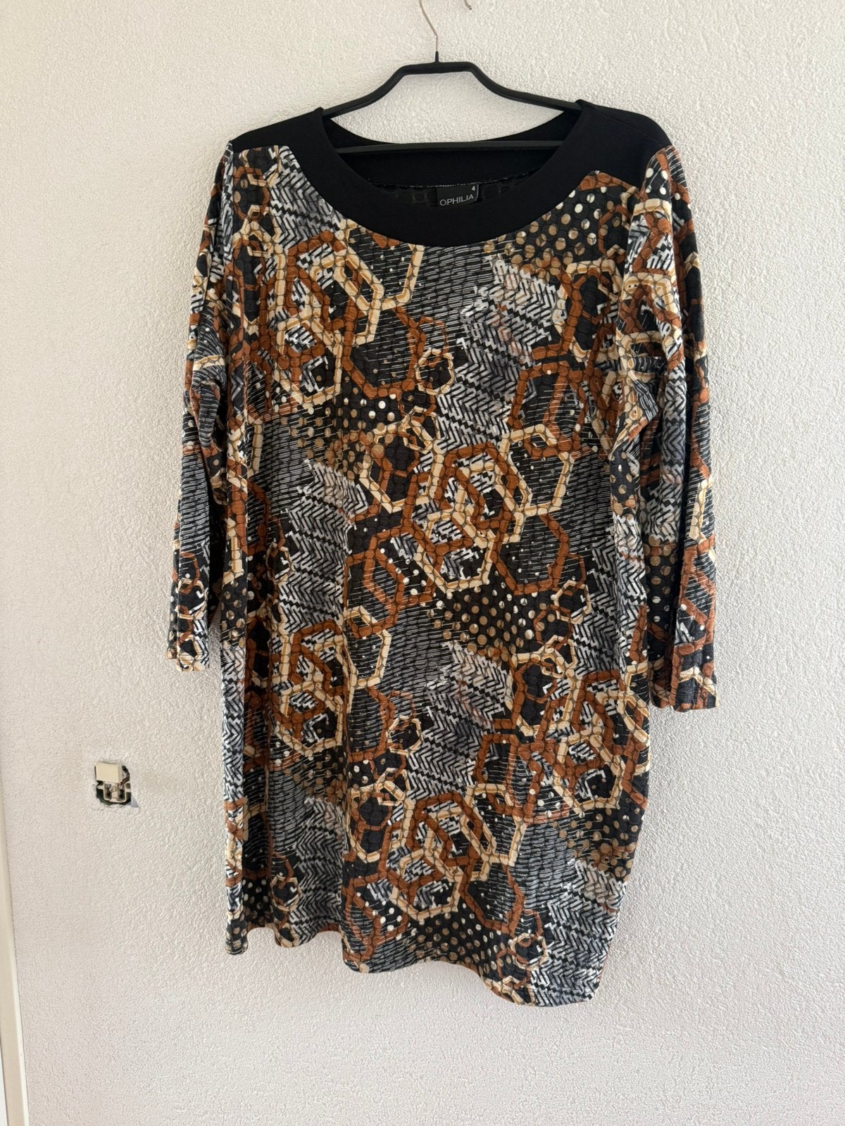 Ophilia schitterende jurk/ tuniek  maat 4 (48/50), Kleding | Dames, Ophalen of Verzenden, Zo goed als nieuw, Overige kleuren, Jurk